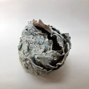 ”Oyster Shell“ | Skulpturel Keramik | Skulpturel Keramiker - Kirsten Holm Nielsen - K.H.N. Keramik